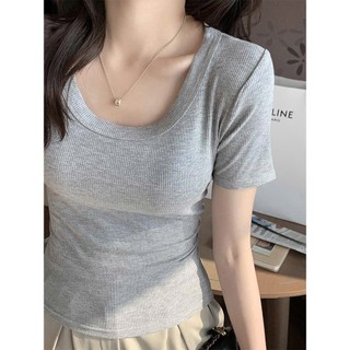 Áo Croptop Xinh Xắn Cổ Tròn Baby Dành Cho Nữ vuông