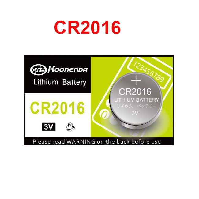 Pin cúc áo CR2016 Lithium 3V dùng cho các thiết bị điện tử (Giá 1 Viên)