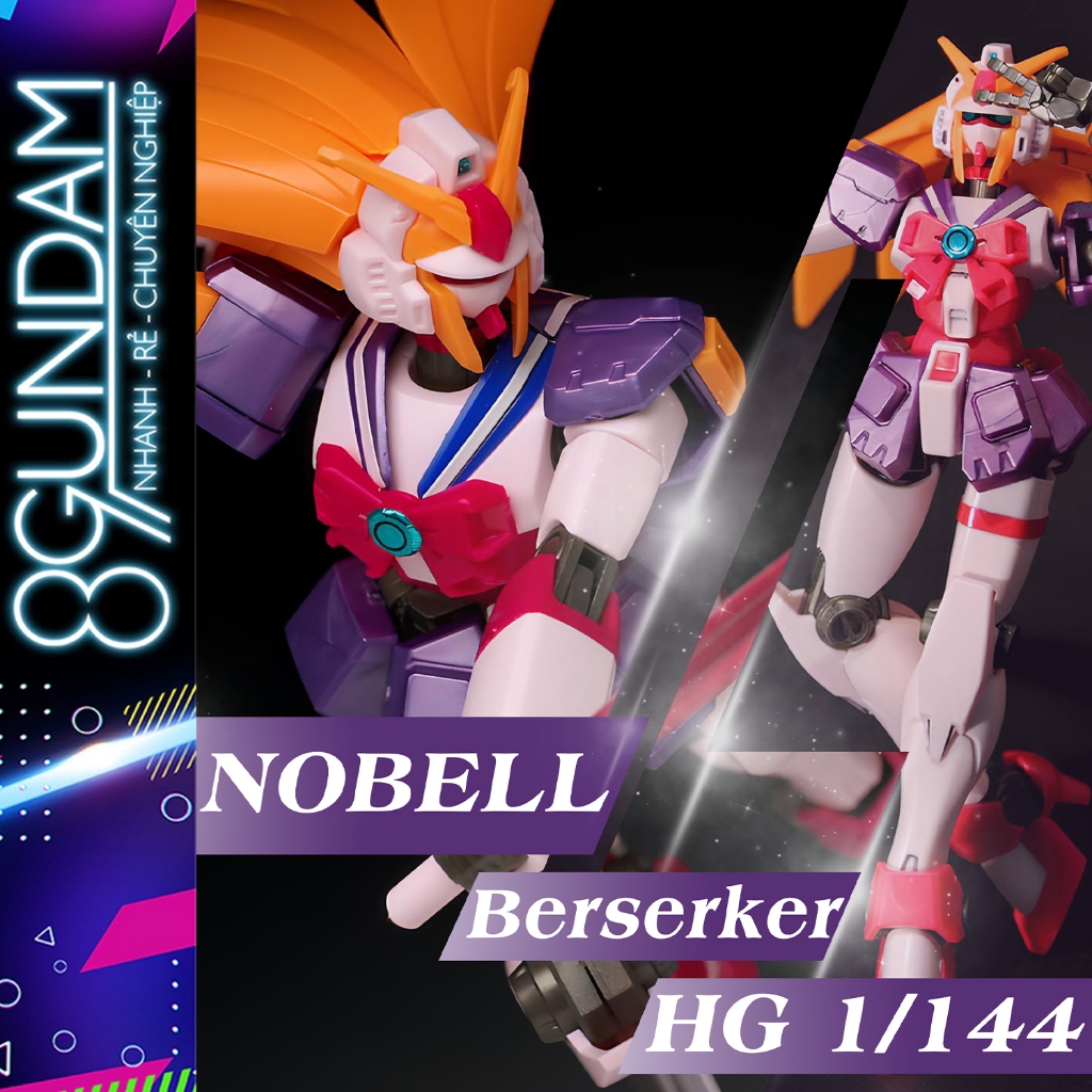 [CÓ SẴN] Mô Hình Lắp Ráp HG Nobell - Berserker Mode | Shopee Việt Nam