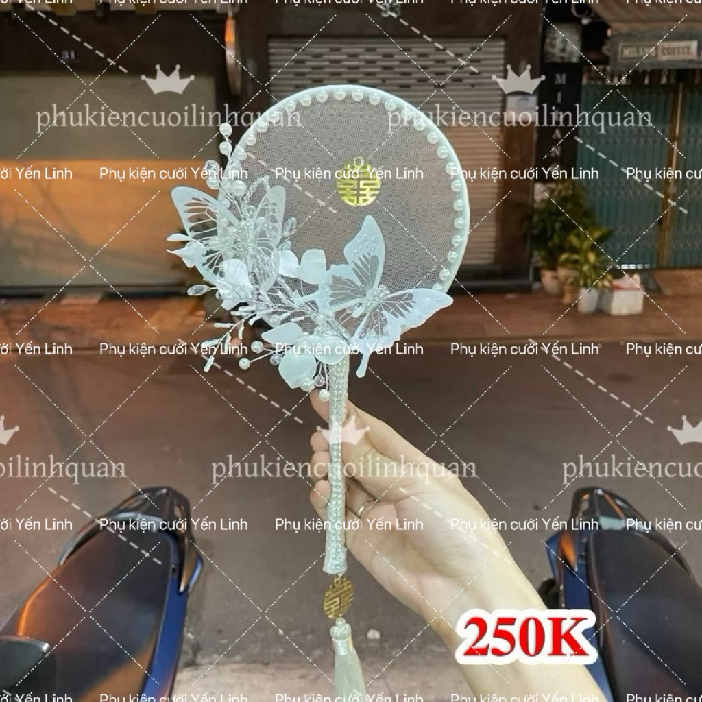 🔥🔥🔥Quạt cầm tay cô dâu cách tân xinh-TB1104|PHUKIENCUOIYENLINH