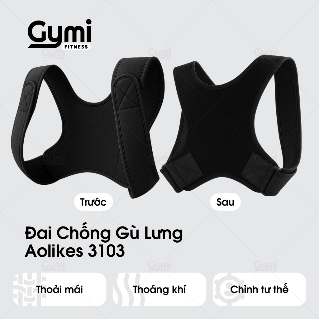 Đai Đeo Chống Gù Lưng Aolikes 3103, Cố Định Xương Đòn, Chống Gù Lưng, Vẹo Cột Sống - DG-AL3103