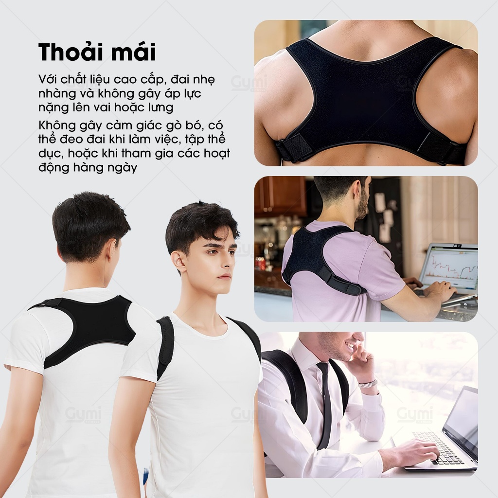 Đai Đeo Chống Gù Lưng Aolikes 3103, Cố Định Xương Đòn, Chống Gù Lưng, Vẹo Cột Sống - DG-AL3103