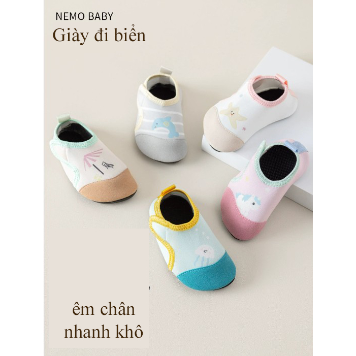 Giày đi biển em bé, Giày đi bơi trẻ em, giày tập đi em bé