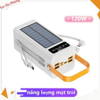 Ảnh 2 – bộ sạc nhanh dự phòng 150000mAh 90000mAh sạc nhanh pin 120W dung lượng lớn có sẵn nhiều dây sạc năng lượng mặt trời