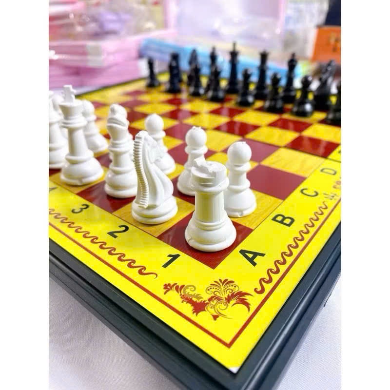 Bộ bàn cờ vua AiHao size lớn có nam châm, chi tiết sắc nét, cao cấp