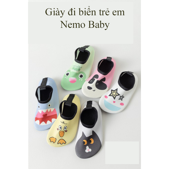 (Mua Tăng 1-2 size)Giày đi biển trẻ em, vớ đi biển em bé, giày lặn con nít, vớ lặn trẻ em