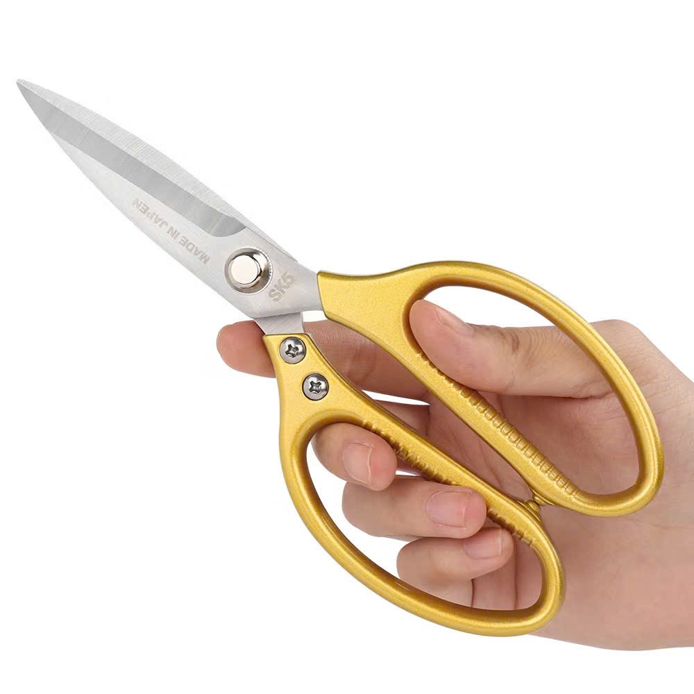 Kéo vàng cắt gà đa năng SK5 JAPAN, kéo cắt đồ dùng siêu bền, kéo nội địa Nhật cao cấp