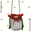 Túi hoa hồng đeo chéo, rosebag M9 - handmade len - crochet