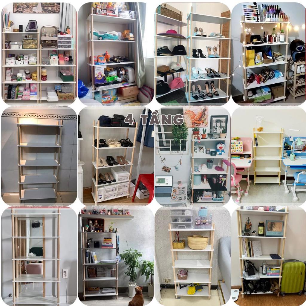Kệ 5 tầng chữ nhật đa năng Kitchen Nhà Bếp
