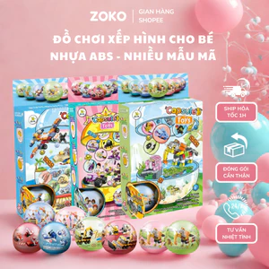 Đồ Chơi Trứng Xếp Hình Cho Bé – Mô Hình Lắp Ráp Dễ Thương, An Toàn, Nhiều Chủ Đề Vui Nhộn Bằng Nhựa