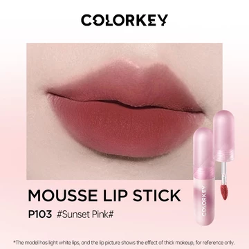[ Dòng P ] Son Kem Bùn COLORKEY Lip Mud Chất Son Mềm Mịn Che Vân Môi Tốt, Màu Sắc Thời Thượng 2g
