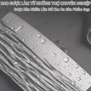 Dao inox Cao cấp chặt xương Bốn phong cách dao thái thịt lưỡi dao siêu bén với công nghệ sản xuất nhiệt chân không