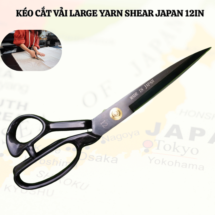 Kéo may cao cấp hàng nhập khẩu trực tiếp từ Nhật Bản-Kéo 12in