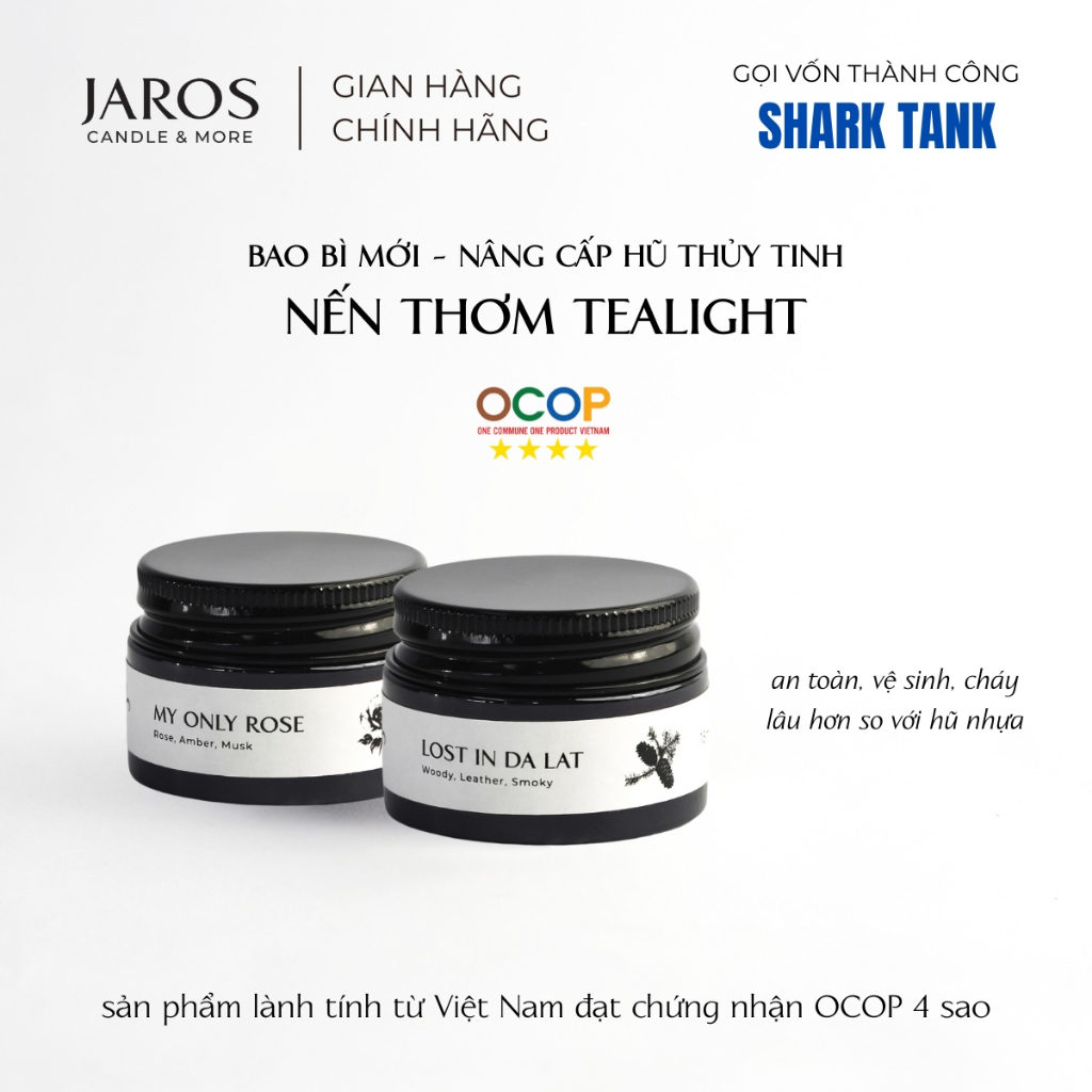 Sử dụng Nến Thơm Tealight OCOP 4 Sao Cao Cấp trong đời sống