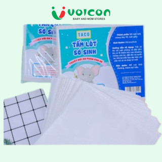 Tấm lót sơ sinh Taco (tấm lót phân xu)