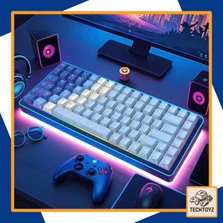 [ Xuyên Led ] Bộ Keycaps Snowstorm - PBT Double Shot, DyeSub - Cherry Profile