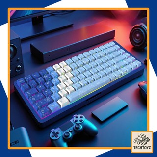[ Xuyên Led ] Bộ Keycaps Snowstorm - PBT Double Shot, DyeSub - Cherry Profile