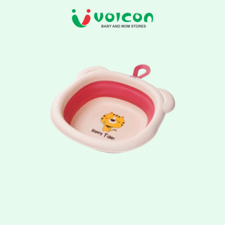 Chậu rửa mặt gấp gọn hình thú AC 30x30x9cm (gấp gọn 30x30x4cm)