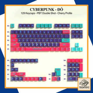 Cyberpunk Keycap - PBT Double Shot, DyeSub - Cherry Profile