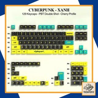 Cyberpunk Keycap - PBT Double Shot, DyeSub - Cherry Profile