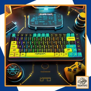 Cyberpunk Keycap - PBT Double Shot, DyeSub - Cherry Profile