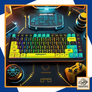 Cyberpunk Keycap - PBT Double Shot, DyeSub - Cherry Profile