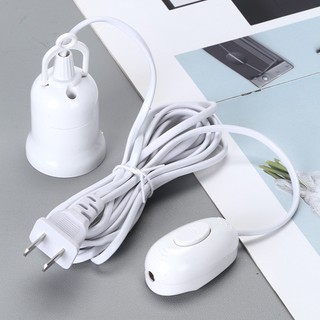Dây Đui Đèn E27 Dài 5m Có Công Tắc, Móc Treo – Chuôi Đèn Có Dây Cắm 220V, Treo Đèn Linh Hoạt Mọi Nơi