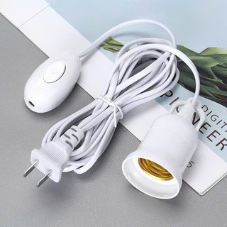 Dây Đui Đèn E27 Dài 5m Có Công Tắc, Móc Treo – Chuôi Đèn Có Dây Cắm 220V, Treo Đèn Linh Hoạt Mọi Nơi