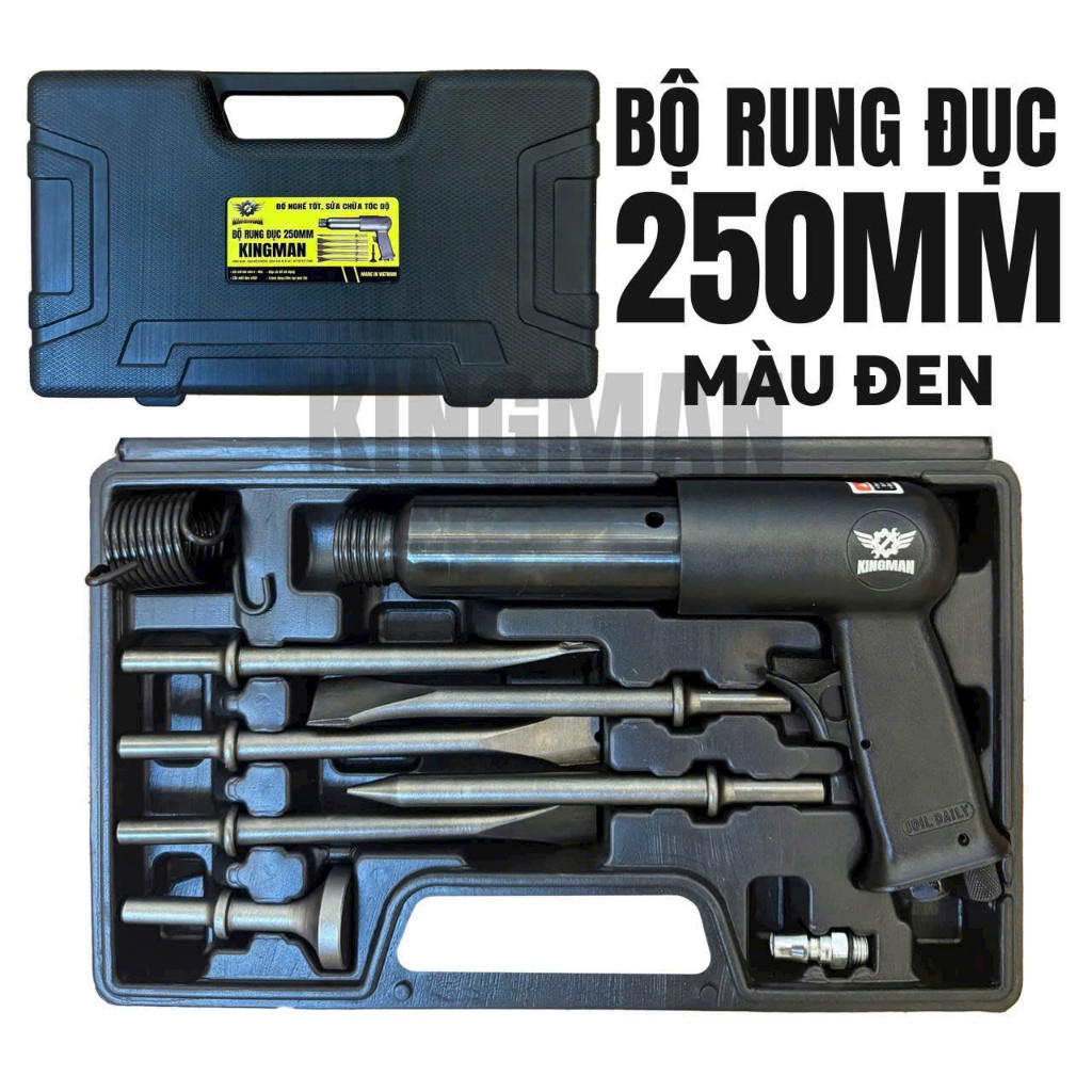 Súng rung, súng đục sài hơi khí nén siêu khỏe, Súng Rung Nồi Côn, Báng ...