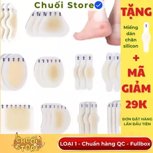 Miếng lót giày dán chân silicon LOẠI 1 bảo vệ chân tàng hình giảm phồng rộp làm trầy xước chân