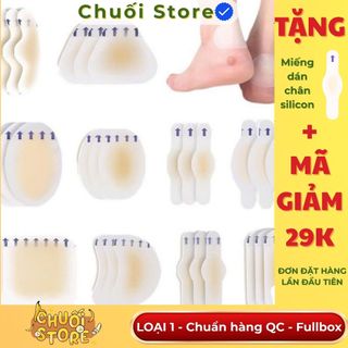 Miếng lót giày dán chân silicon LOẠI 1 bảo vệ chân tàng hình giảm phồng rộp làm trầy xước chân