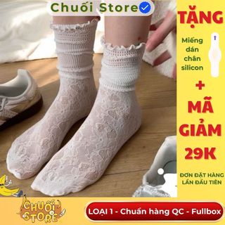 Tất nữ dễ thương mềm mại thoáng khí dễ mang