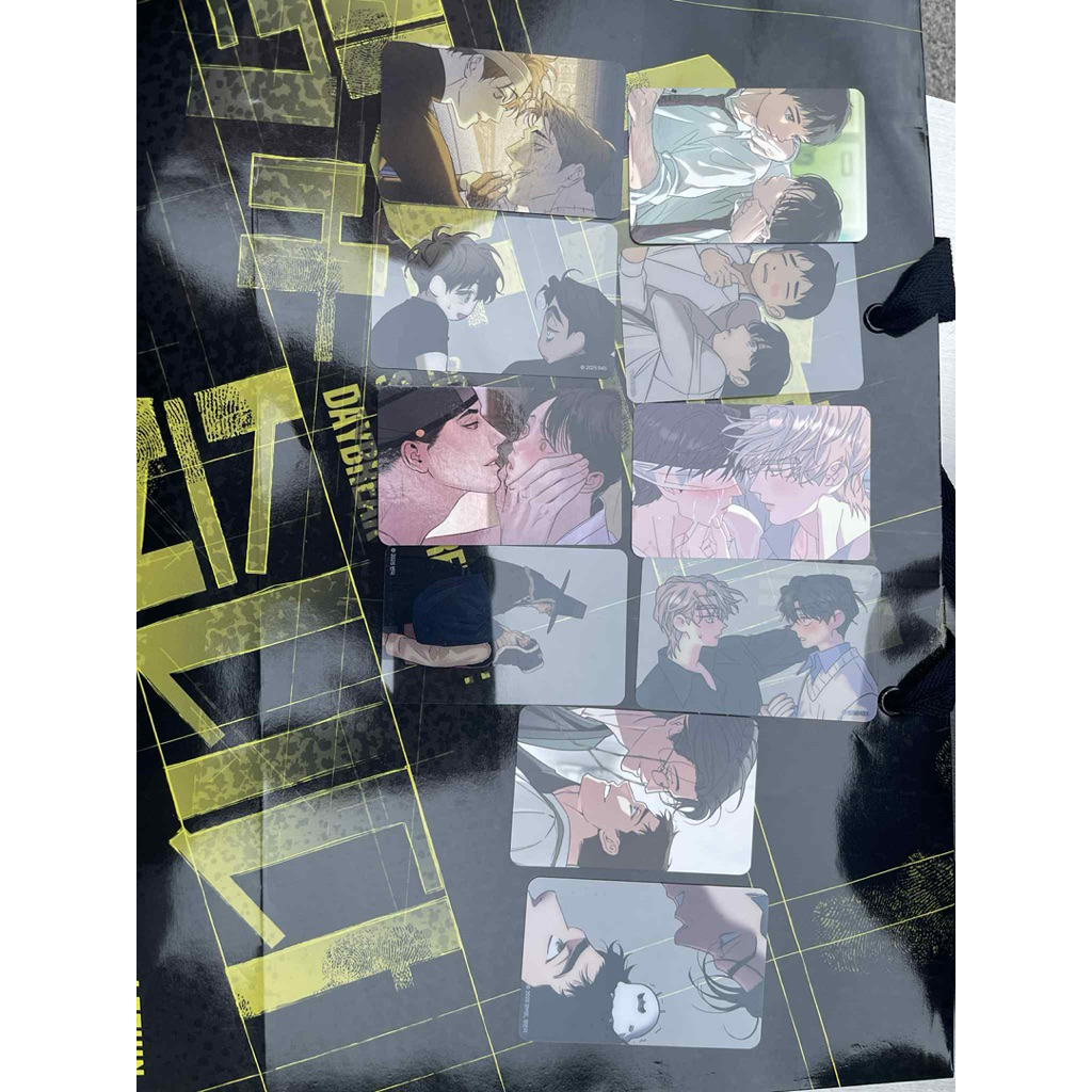 Gift Lezhin Pop up Store Daybreak Card BL Manhwa Backlight Jinx