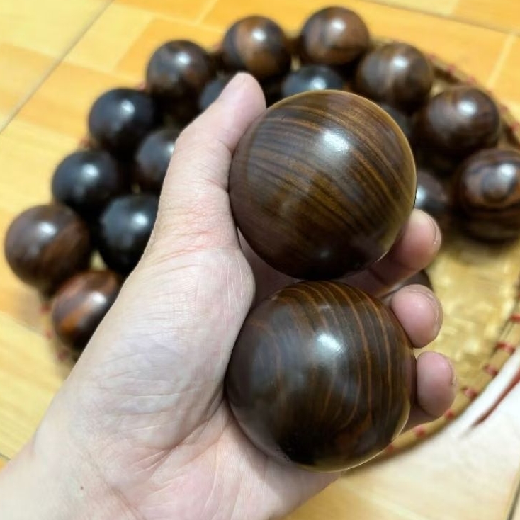 Bi Lăn tay Gỗ Mun Hoa và Gỗ Trắc đỏ đen Vân gỗ tự nhiên siêu bền đẹp
