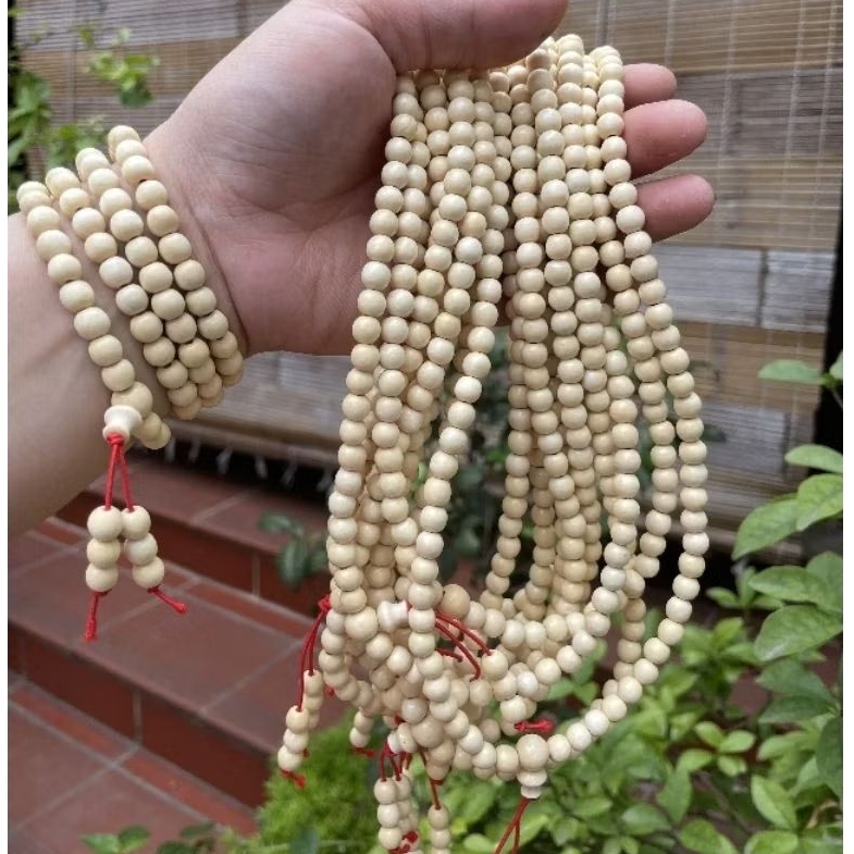 Vòng Tay chuỗi 108 hạt Dâu Tằm tự nhiên cầu bình an thu hút tài lộc đủ size 6 8 li cho nam và nữ