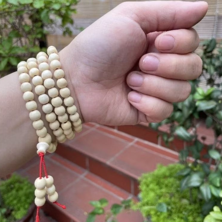 Vòng Tay chuỗi 108 hạt Dâu Tằm tự nhiên cầu bình an thu hút tài lộc đủ size 6 8 li cho nam và nữ