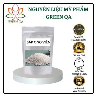 Sáp Ong Viên Làm Son, Sáp Ong Nguyên Chất, Tự nhiên, Hàng Chuẩn Mỹ, Nguyên Liệu Làm Mỹ Phẩm