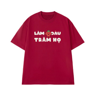 Áo thun oversize nam nữ Arttee mẫu Lam Dau – Cotton 100% 250gsm, in bền đẹp