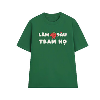 Áo thun oversize nam nữ Arttee mẫu Lam Dau – Cotton 100% 250gsm, in bền đẹp