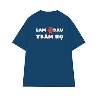 Áo thun oversize nam nữ Arttee mẫu Lam Dau – Cotton 100% 250gsm, in bền đẹp