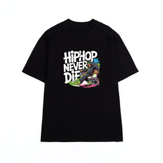Áo thun oversize nam nữ Arttee mẫu hiphop never die – Cotton 100% 250gsm, in bền đẹp