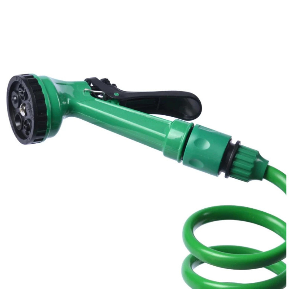 Bộ Vòi Tưới Cây Co Giãn 7.5m–30m | 7 Chế Độ Xịt Lò Xo Co Giãn Gọn Nhẹ Tưới Cây, Rửa Xe, Sân Vườn
