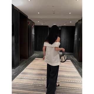 𝗡𝗲𝗹𝗹𝘆 𝗟𝗶𝗻𝗲𝗻 - | LY LINEN | - Áo Linen trễ vai
