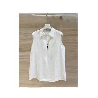 𝗢𝗹𝗶𝘃𝗲𝗿 𝗟𝗶𝗻𝗲𝗻 - | LY LINEN | - Áo Linen cộc tay sơ mi cổ V