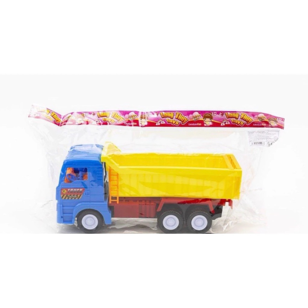 Đồ Chơi Xe Ben Xúc Cát ĐẠI Đi Biển size 50 CM hình mặt cười bằng nhựa