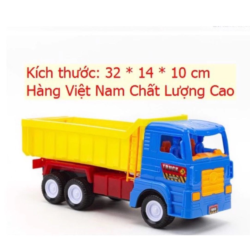Đồ Chơi Xe Ben Xúc Cát ĐẠI Đi Biển size 50 CM hình mặt cười bằng nhựa