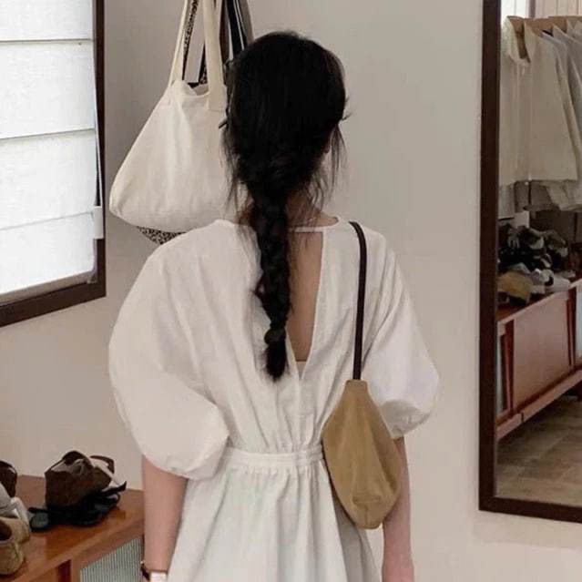 𝗠𝗶𝗿𝗮 𝗟𝗶𝗻𝗲𝗻- Áo Linen tay phồng chiết eo basic