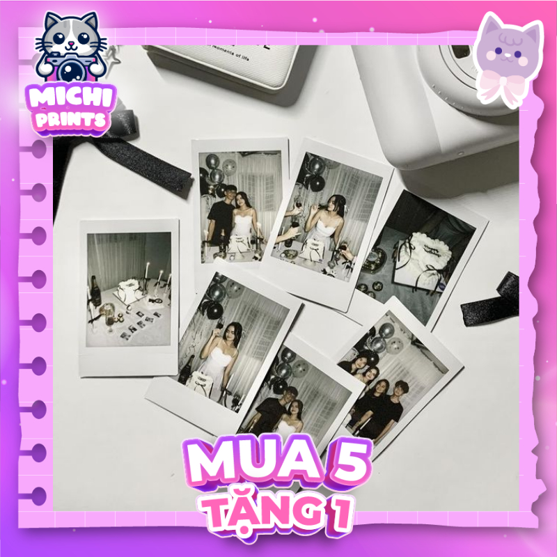[In Từ 20 Ảnh] In ảnh polar theo yêu cầu 1k - In ảnh nhiều kích thước - In ảnh giá rẻ Michi Prints