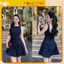 Váy Denim Sát Nách Chiết Eo Hàng QC, Đầm Nữ Bò Dáng Xoè Mặc Mùa Hè Đi Chơi, Đi Biển Siêu Xinh