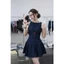Váy Denim Sát Nách Chiết Eo Hàng QC, Đầm Nữ Bò Dáng Xoè Mặc Mùa Hè Đi Chơi, Đi Biển Siêu Xinh